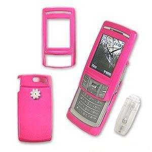  Samsung SGH T629 Snap on Solid Magenta Crystal Case Cover 