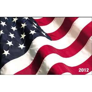  American Flag 2012 Wallet Card Calendar
