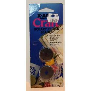Acto Craft Rotary Cutter Blades Two 28mm Blades for Rotary Cutter 