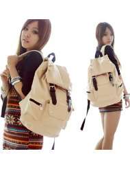 White PU Leather like Material Backpack GREAT QULAITY in White Color 