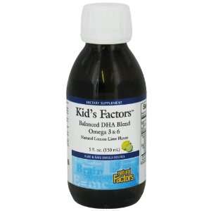 Natural Factors   Kids Factors Balanced DHA Blend Omega 3 & 6 Liquid 
