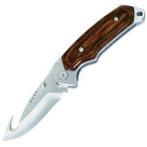 Buck Knives Alpha Hunter, Folder, 420HC, Guthook, Walnut  