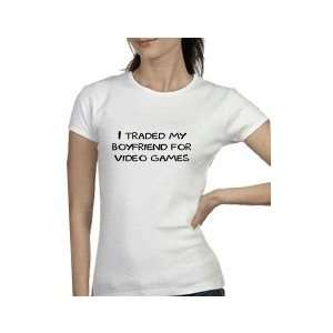   My Boyfriend For Video Games Tshirt SIZE ADULT SMALL 