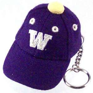    Washington Huskies Purple Baseball Cap Key Chain