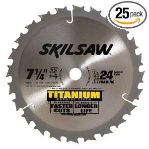  Skil 75924B25 7 1/4 Inch by 24T Titanium Circular Saw 