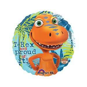  T Rex and Proud of It Dinosaur 18 Balloon Mylar Health 