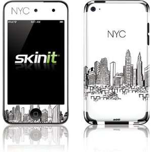  NYC Sketchy Cityscape skin for iPod Touch (4th Gen)  