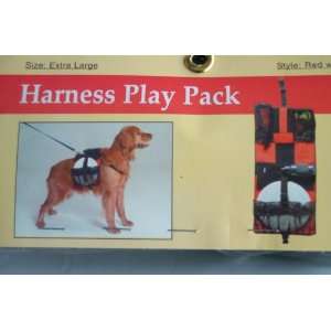  Harness Play Pack   Style Red with Black Trim and Pockets 