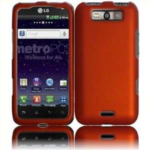  For Metro PCS LG Connect 4G MS840 Accessory ORANGE Hard 