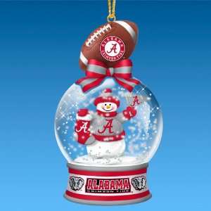  Alabama Crimson Tide Snow Globe Ornaments