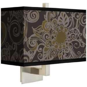 Stacy Garcia Ornament Metal Rectangular Shade Wall Sconce 