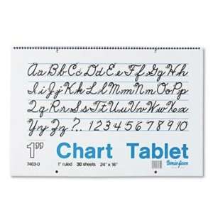 Pacon® Chart Tablets PAD,CHART24X16,1RUL,30SH (Pack of20 