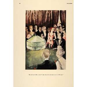 1938 Print Shermund Comical Craps Gambling Chips Casino   Original 