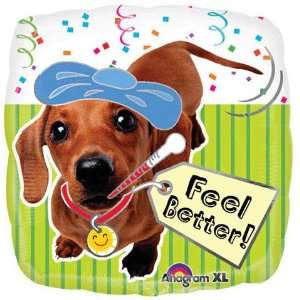  Get Well Soon / Feel Better Puppy Foil Balloon 18 Toys & Games
