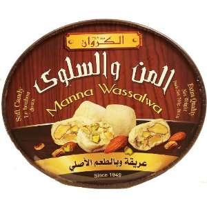 Al Karawan Manna Wassalwa soft candy, le bonbon doux 26 oz. Tub(s)