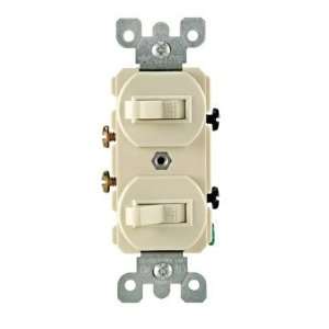 each Leviton Combination Two  Single Pole Switches (S01 05224 2IS)