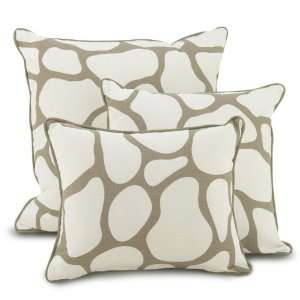  Cobblestone Throw Pillow in Taupe