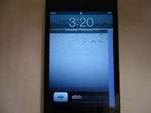 Apple iPod touch 4th Generation Black (8 GB) WHITE AREA ON LCD AS IS 