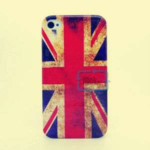 RETRO DESIGN BRITAIN FLAG ENGLAND UK FLAG HARD CASE COVER FOR iPhone 4 