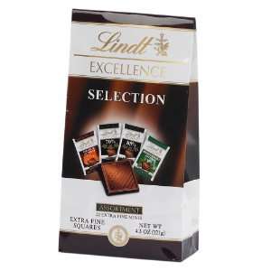 Lindt Excellence Assorted Dark Chocolate Squares Bag  