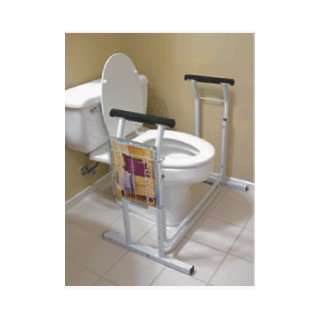   Toilet Safety Support with Magazine Rack