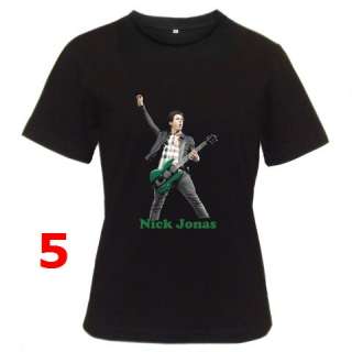 Nick Jonas Collection Black T Shirt S 2XL  