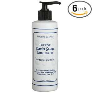  Emusing Secrets Liquid Soap, 8 Ounce Bottle (Pack of 6 