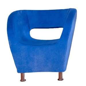  Salazar Blue Microfiber Chair