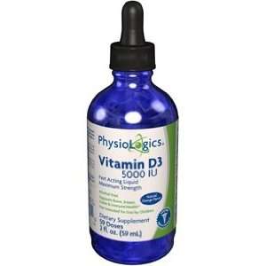  Physiologics Vitamin D3 5000 IU 59 Doses Health 