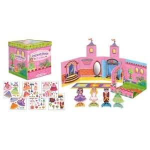   Kingdom / Princess Castle In A Box Paper Doll Playset Toys & Games