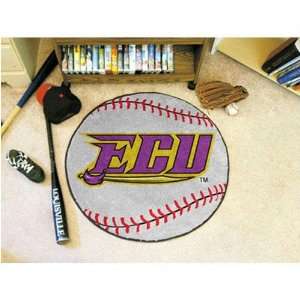  East Carolina Pirates NCAA Baseball Round Floor Mat (29 