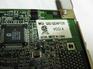 Matrox 128Mb QUAD DVI/VGA PCI QID QDAP128 F2460 02  