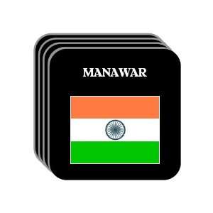  India   MANAWAR Set of 4 Mini Mousepad Coasters 