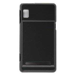 Motorola Droid 2 A955 Crystal Rubberized Case   Black