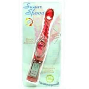 Bundle Sugar Spoon Red and 2 pack of Pink Silicone Lubricant 3.3 oz