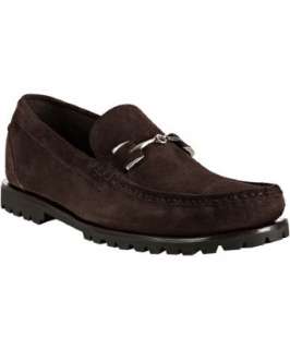 Cole Haan dark brown leather Air.Barrett rubber lug loafers 