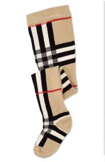 Burberry Check Tights (Toddler & Little Girls)  