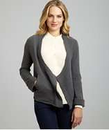 Inhabit armor cashmere open front shawl cardigan style# 317348201