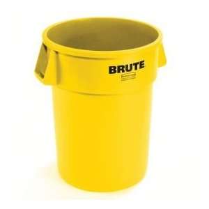   Rubbermaid Brute 44 Gallon Trash Container Yellow