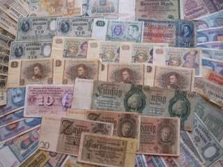 Collection, 160 banknotes, old and young, genuine  