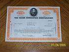   Manhattan Bank Stock Certificate.David Rockefeller Signature.Gold