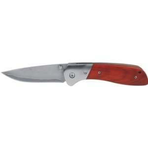   Edge Folding Knife with Damascus Steel & Belt Clip