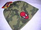 new knit cap child beanie SPIDERMAN camo outdoors