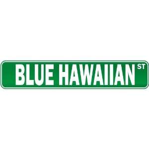    Blue Hawaiian Street  Drink / Drunk / Drunkard Street Sign Drinks
