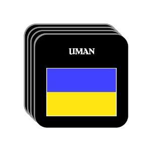  Ukraine   UMAN Set of 4 Mini Mousepad Coasters 