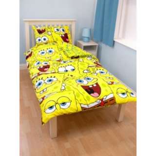 Spongebob Squarepants Heads Single Bedding Duvet Quilt Cover 