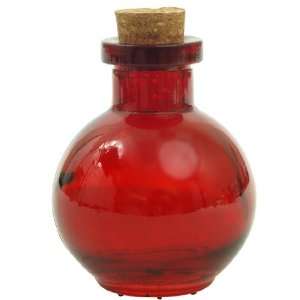  Red Ball Recycled Glass Decorative Bottle 