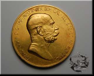 Austria 100 Corona 1908 60th Anniversary of Reign Gold #102  