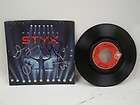 STYX Original BAND Signed 45 Single MR Roboto