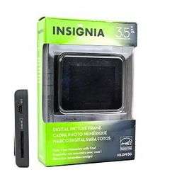   Insignia NS DPF3G 320x420 Portable Digital Photo Frame (Black/Silver